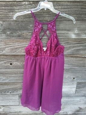 Soma Lace Halter Nightie Size Large